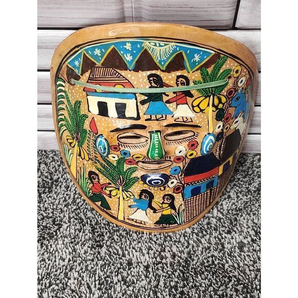 Vintage Red Clay Mask - Picture 2 of 6